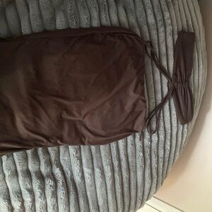 Brown SHEIN tub top and hem maxi skirt